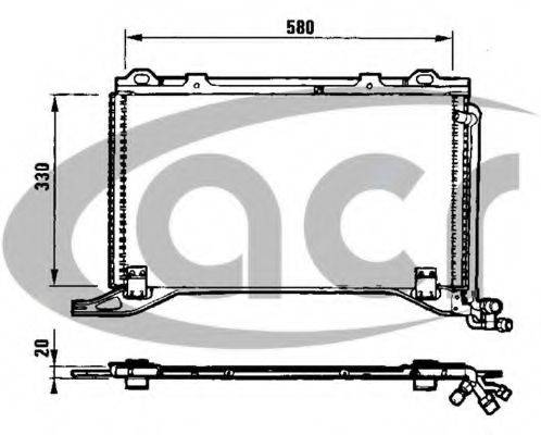 ACR 300287 Конденсатор, кондиціонер