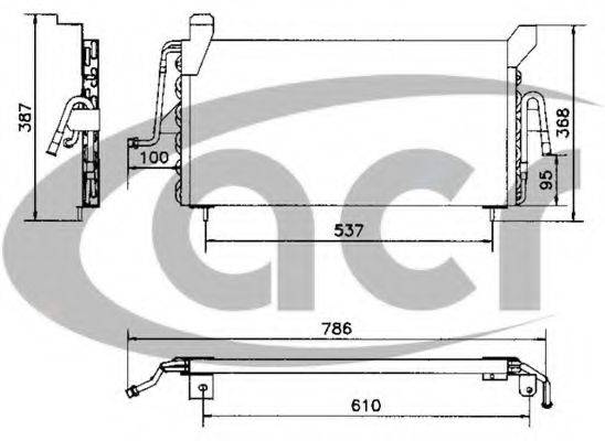 ACR 300403 Конденсатор, кондиціонер