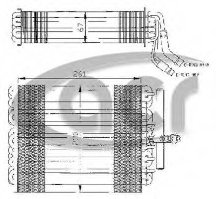 ACR 310037 Випарник, кондиціонер