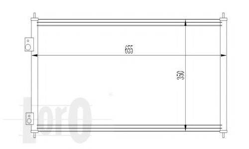 LORO 0180160012 Конденсатор, кондиціонер