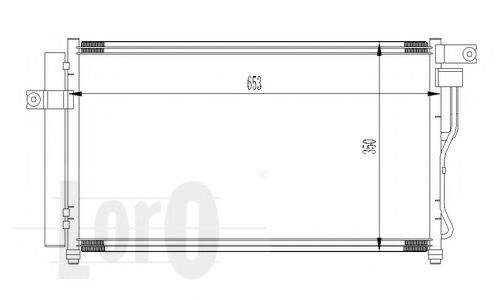 LORO 0190160019 Конденсатор, кондиціонер