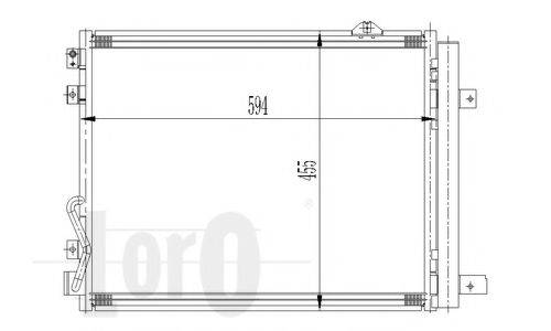 LORO 0190160021 Конденсатор, кондиціонер