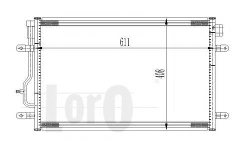 LORO 0030160012 Конденсатор, кондиціонер