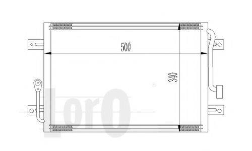 LORO 0160160003 Конденсатор, кондиціонер