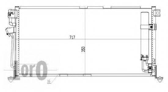 LORO 0330160011 Конденсатор, кондиціонер