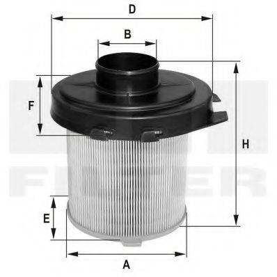 FIL FILTER HP2569 Повітряний фільтр