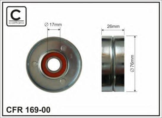 CAFFARO 16900 Натяжний ролик, полікліновий ремінь