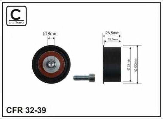 CAFFARO 3239 Паразитний / Ведучий ролик, зубчастий ремінь