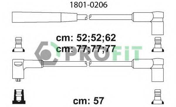 PROFIT 18010206 Комплект дротів запалювання