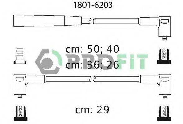PROFIT 18016203 Комплект дротів запалювання