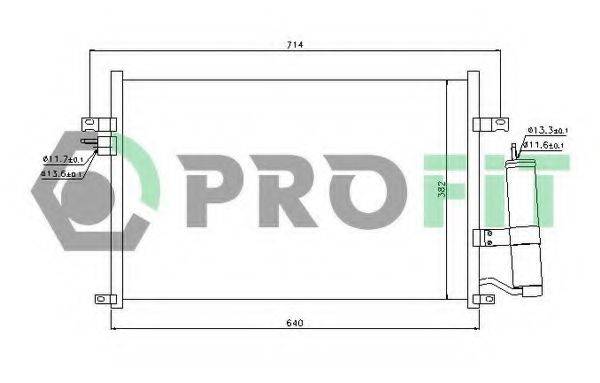 PROFIT PR1704C1 Конденсатор, кондиціонер