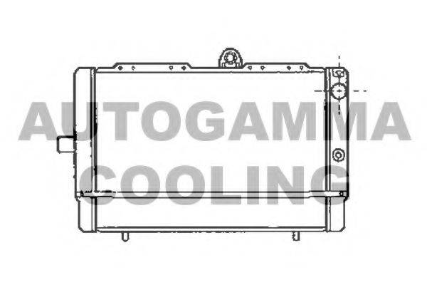 AUTOGAMMA 100005 Радіатор, охолодження двигуна