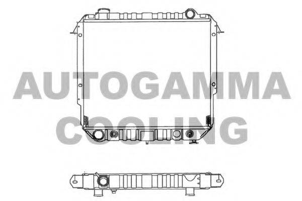 AUTOGAMMA 100441 Радіатор, охолодження двигуна