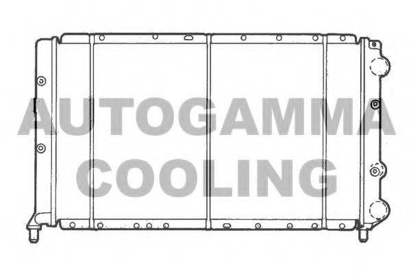 AUTOGAMMA 100457 Радіатор, охолодження двигуна