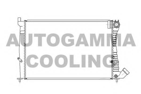 AUTOGAMMA 101344 Радіатор, охолодження двигуна