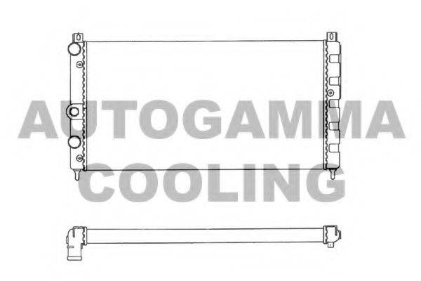 AUTOGAMMA 101445 Радіатор, охолодження двигуна