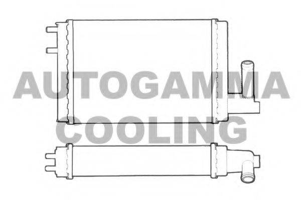 AUTOGAMMA 101617 Теплообмінник, опалення салону