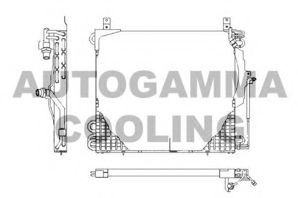 AUTOGAMMA 101698 Конденсатор, кондиціонер