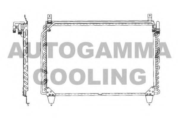 AUTOGAMMA 101701 Конденсатор, кондиціонер