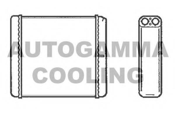 AUTOGAMMA 101771 Теплообмінник, опалення салону