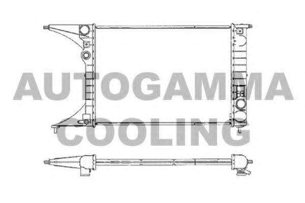 AUTOGAMMA 102248 Радіатор, охолодження двигуна