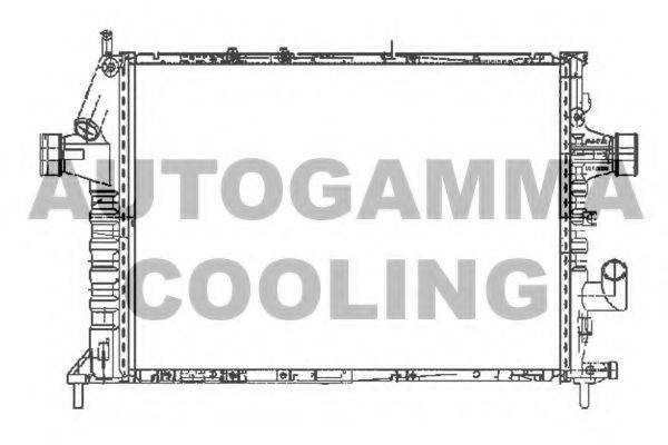 AUTOGAMMA 102526 Радіатор, охолодження двигуна