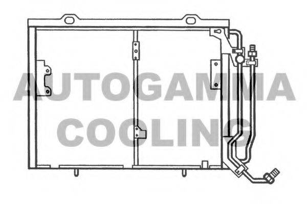 AUTOGAMMA 102700 Конденсатор, кондиціонер