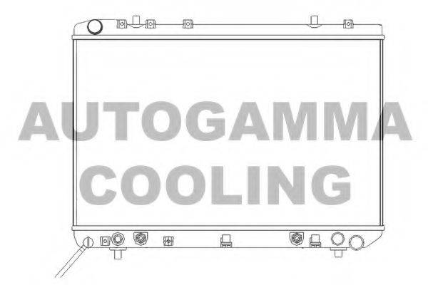 AUTOGAMMA 102903 Радіатор, охолодження двигуна