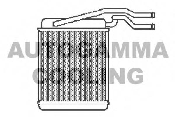 AUTOGAMMA 103133 Теплообмінник, опалення салону