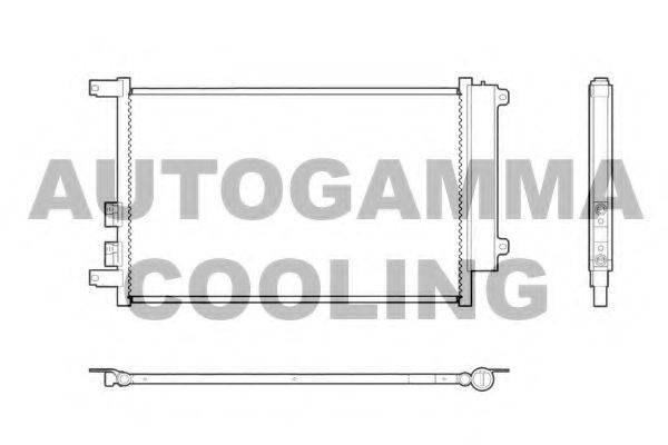 AUTOGAMMA 103327 Конденсатор, кондиціонер
