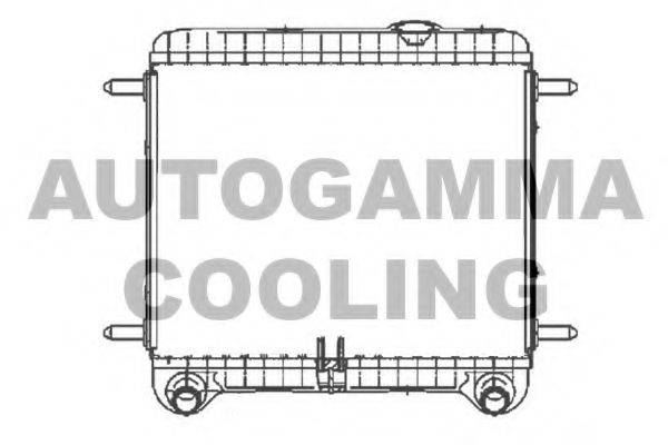 AUTOGAMMA 103460 Радіатор, охолодження двигуна