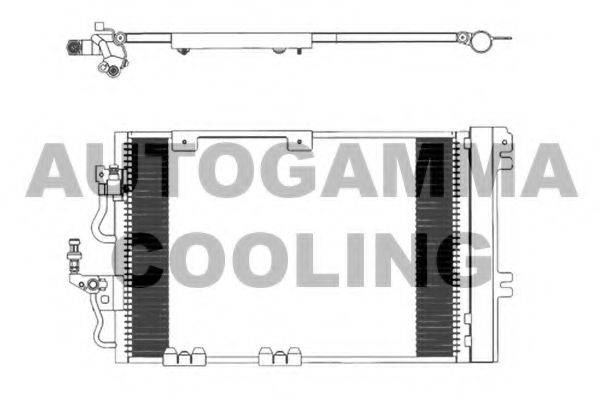 AUTOGAMMA 103829 Конденсатор, кондиціонер