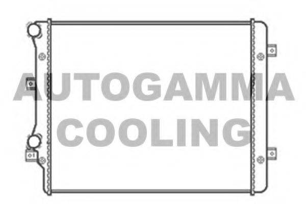 AUTOGAMMA 103846 Радіатор, охолодження двигуна