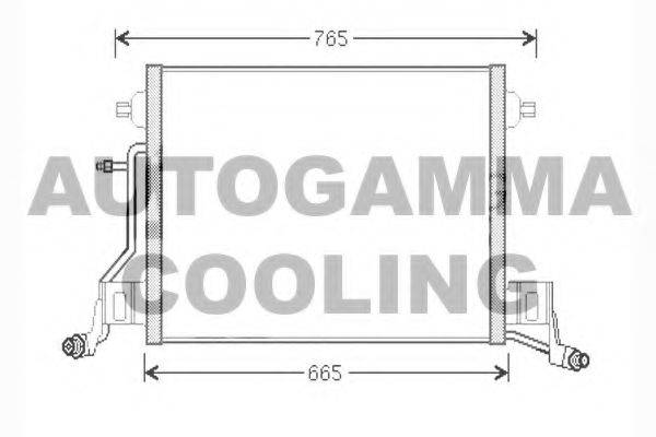 AUTOGAMMA 104464 Конденсатор, кондиціонер