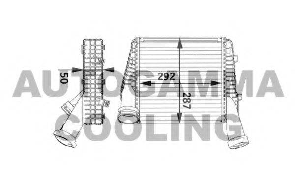 AUTOGAMMA 104893 Інтеркулер