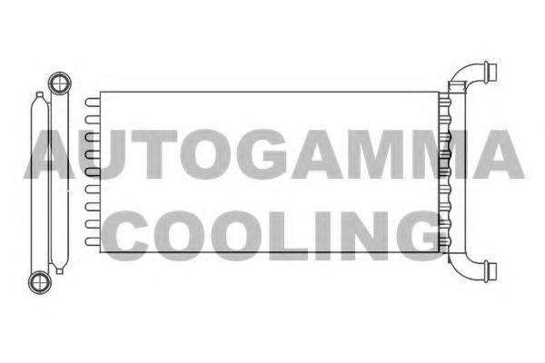AUTOGAMMA 105104 Теплообмінник, опалення салону