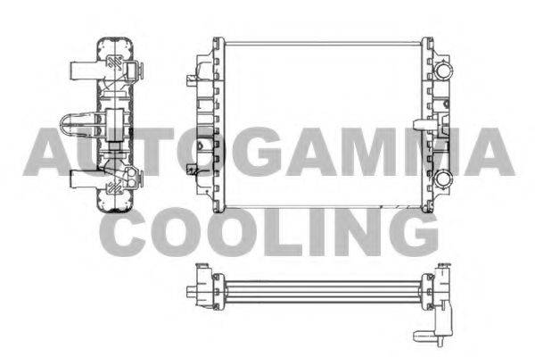 AUTOGAMMA 105433 Радіатор, охолодження двигуна