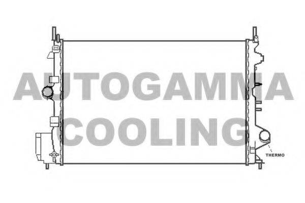 AUTOGAMMA 105434 Радіатор, охолодження двигуна