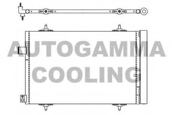 AUTOGAMMA 105585 Конденсатор, кондиціонер