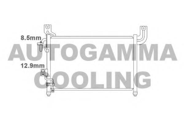 AUTOGAMMA 105777 Конденсатор, кондиціонер