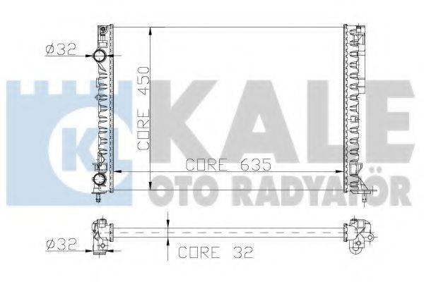 KALE OTO RADYATOR 162600 Радіатор, охолодження двигуна