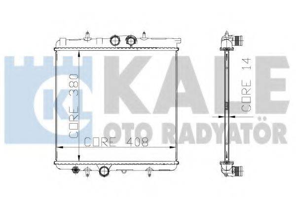 KALE OTO RADYATOR 216899 Радіатор, охолодження двигуна