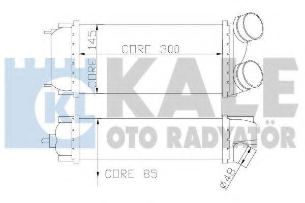 KALE OTO RADYATOR 344000 Інтеркулер