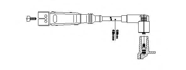 BREMI 111A33 Провід запалювання