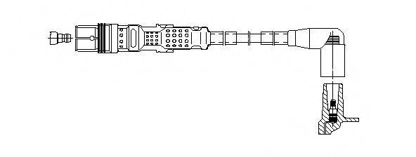 BREMI 1A02F43 Провід запалювання