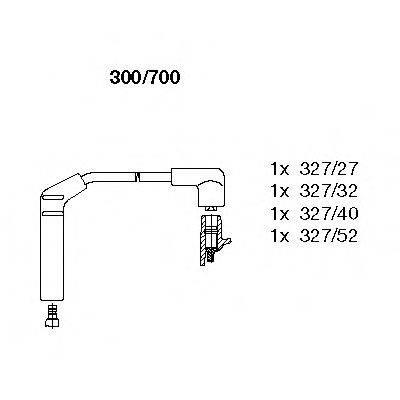 BREMI 300700 Комплект дротів запалювання