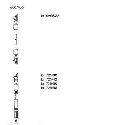 BREMI 600455 Комплект дротів запалювання