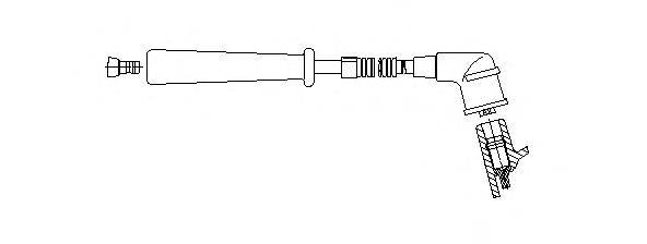 BREMI 731E66 Провід запалювання