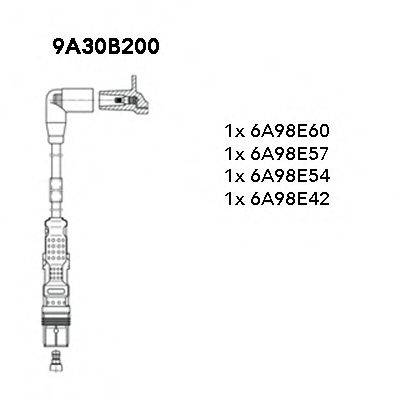 BREMI 9A30B200 Комплект дротів запалювання