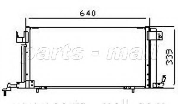 PARTS-MALL PXNCX051L Конденсатор, кондиціонер